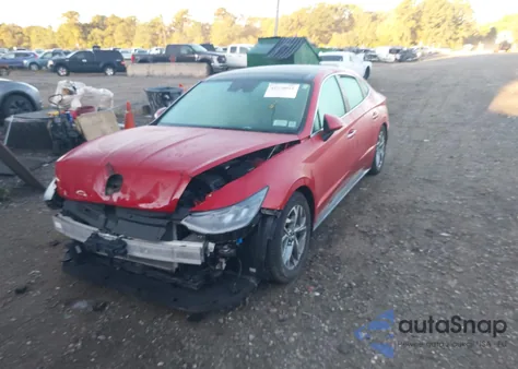 2021 Hyundai Sonata Sel z USA, uszkodzony, nr VIN 5NPEF4JA1MH087595